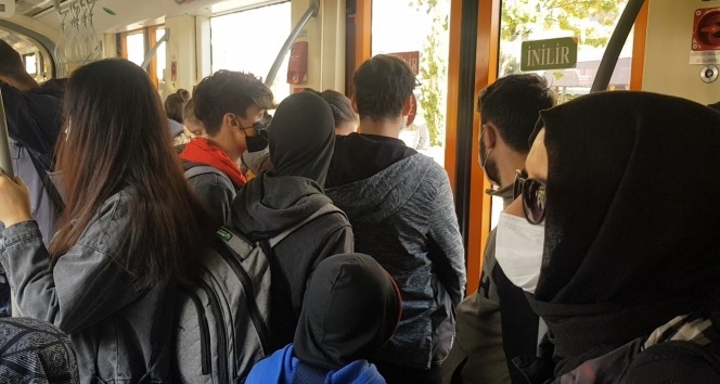Tramvaylarda Korona virüs tedbirsizliği