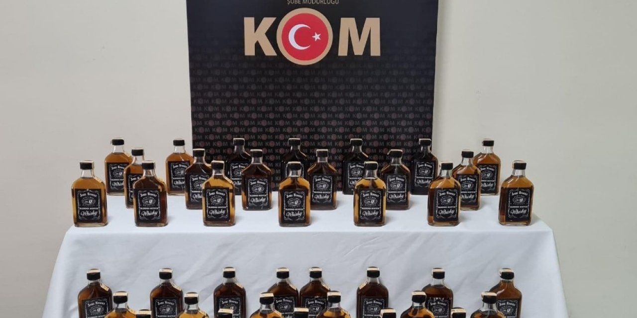 Düzce’de Kaçak Alkol Operasyonu