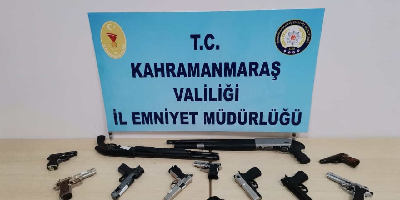 Kahramanmaraş’ta 19 Silah Ele Geçirildi