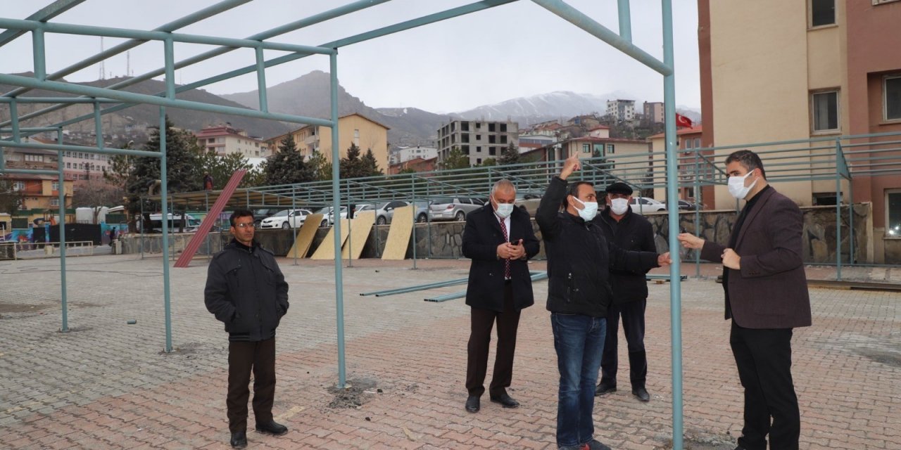 Hakkari’de "halk Pazarı" Çalışmaları Sürüyor