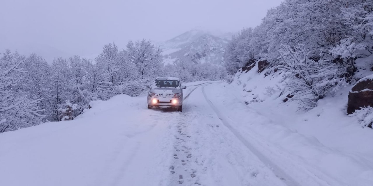 Tunceli’de Kar 138 Köy Yolunu Ulaşıma Kapattı