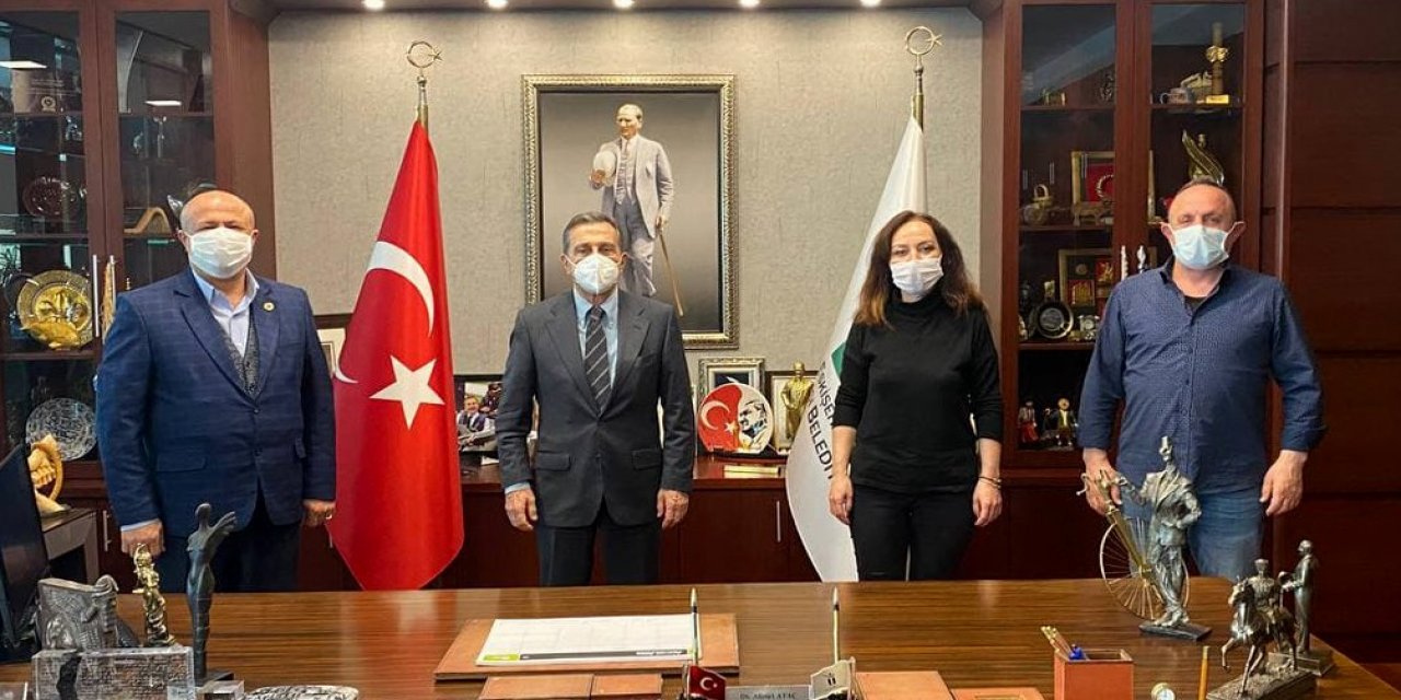 Muhtarlardan Ataç’a Teşekkür Ziyareti