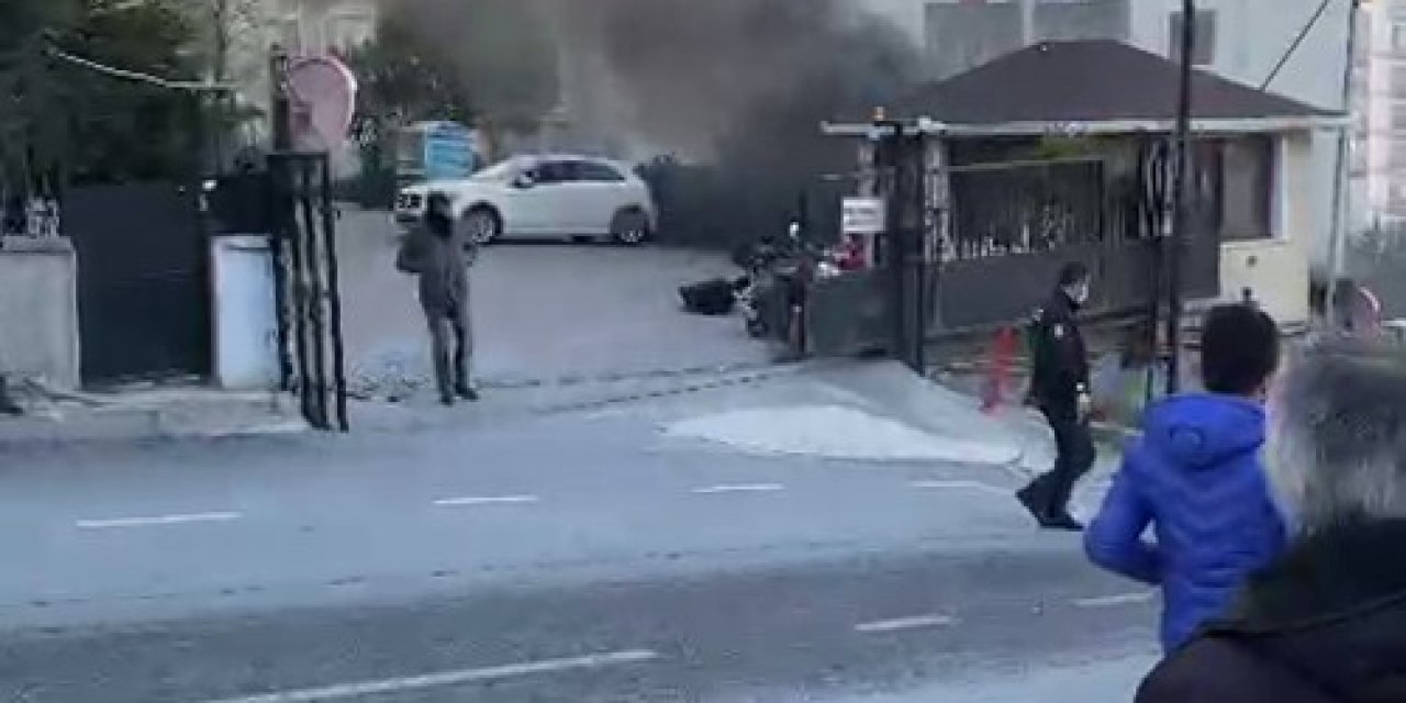 Esenyurt’ta Site İçerisinde Korku Dolu Anlar