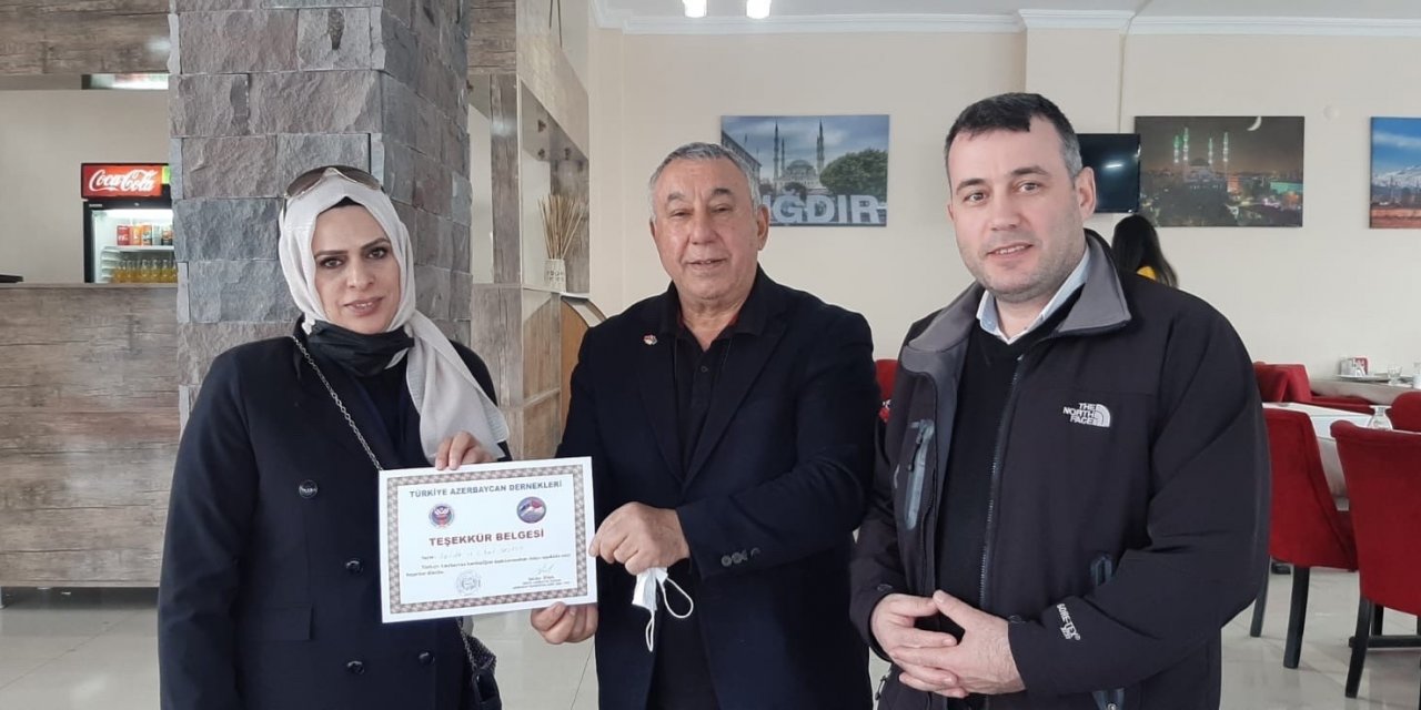 Ünsal’dan Pusula Gazetesine Teşekkür Belgesi