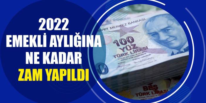 SGK, SSK ve Bağ-Kur emekli ve memur emekli maaşına yüzde kaç zam yapıldı? Polis, Öğretmen, Hemşire,