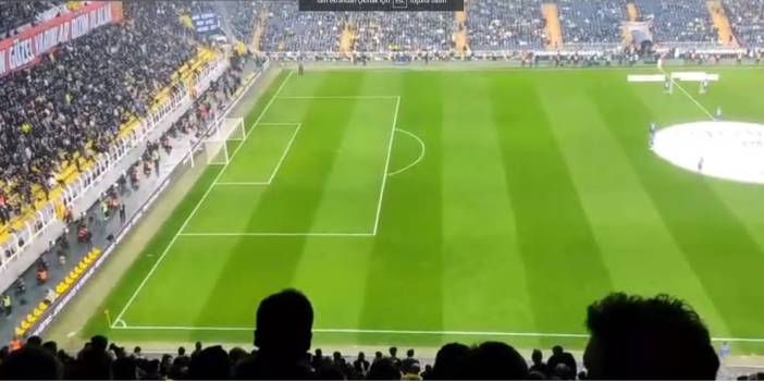 Fenerbahçe maçında hükümet istifa protestosu BeintSport tarafından verilmedi!