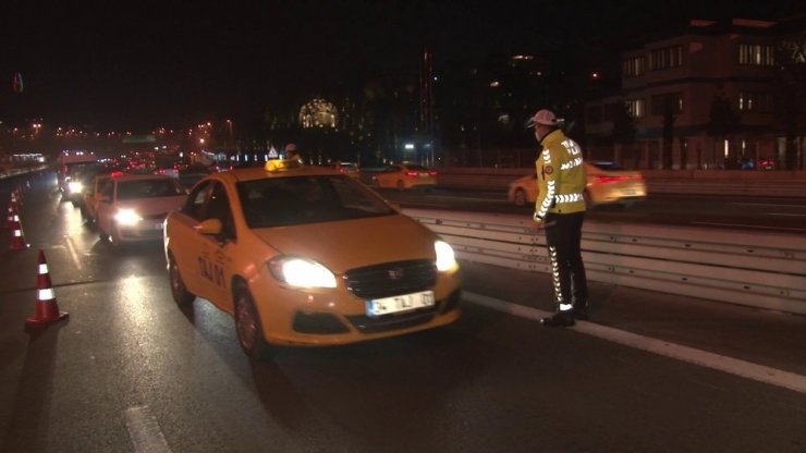 15 Temmuz Şehitler Köprüsü’nde 56 Saatlik Kısıtlama Denetimi