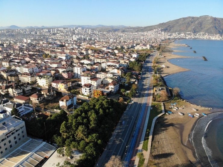 Ordu’da Sokağa Çıkma Yasağı Sonrası Caddeler Boş Kaldı