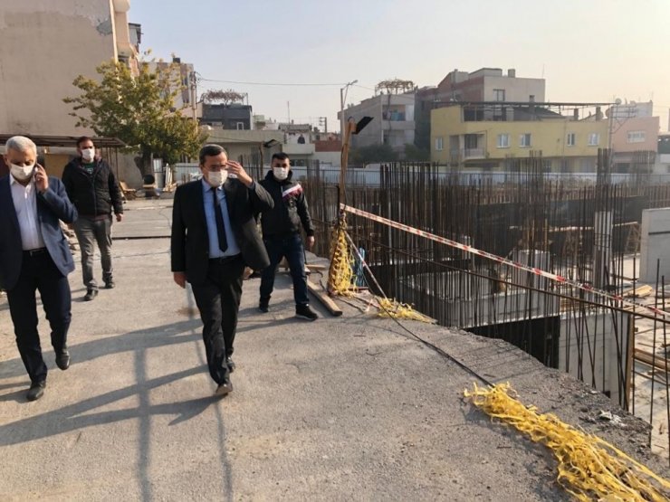 Başkan Batur’dan Tesis İnşaatlarına Denetleme
