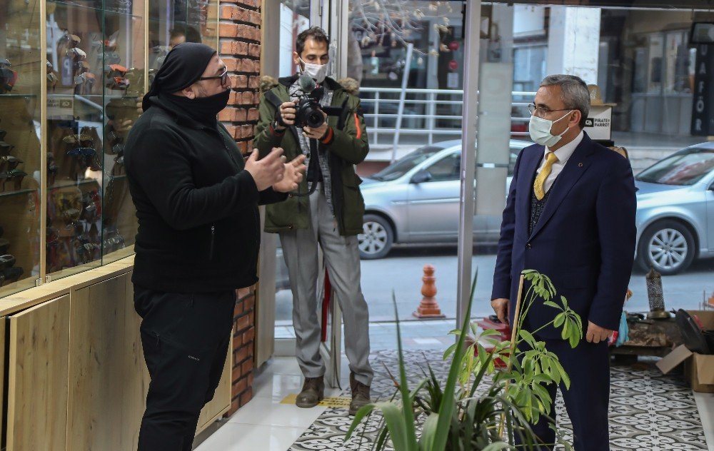 Başkandan Esnaf Ziyareti