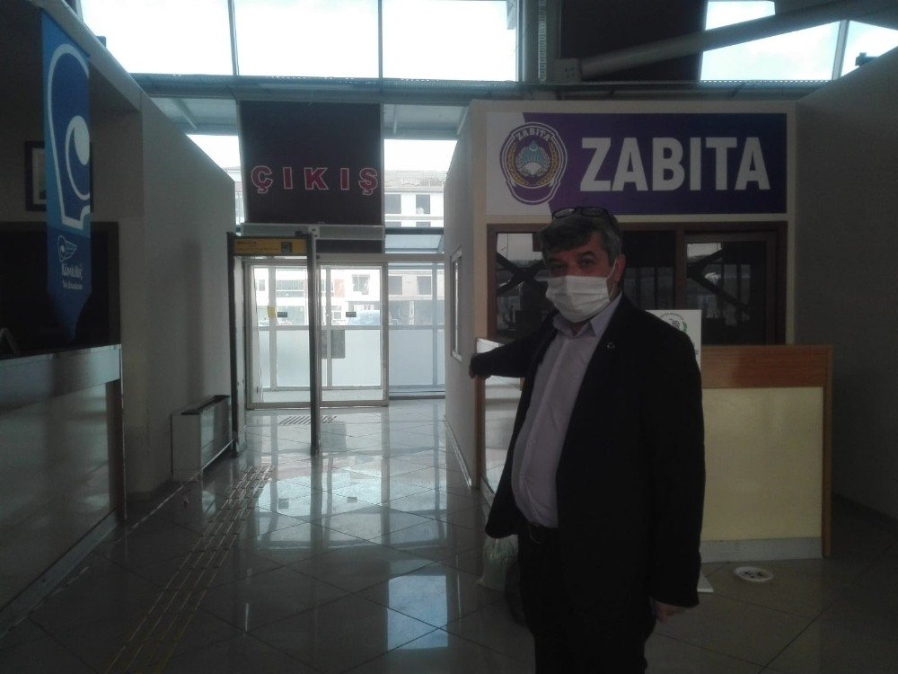 Bozüyük Şehirler Arası Otobüs Terminalinde Sonradan Açılan Kapıya Tepki