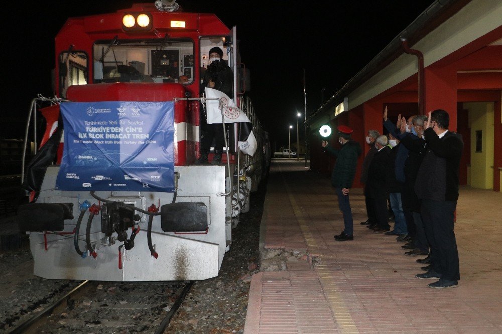 Türkiye’den Çin’e Giden İlk İhracat Treni Sivas’ta