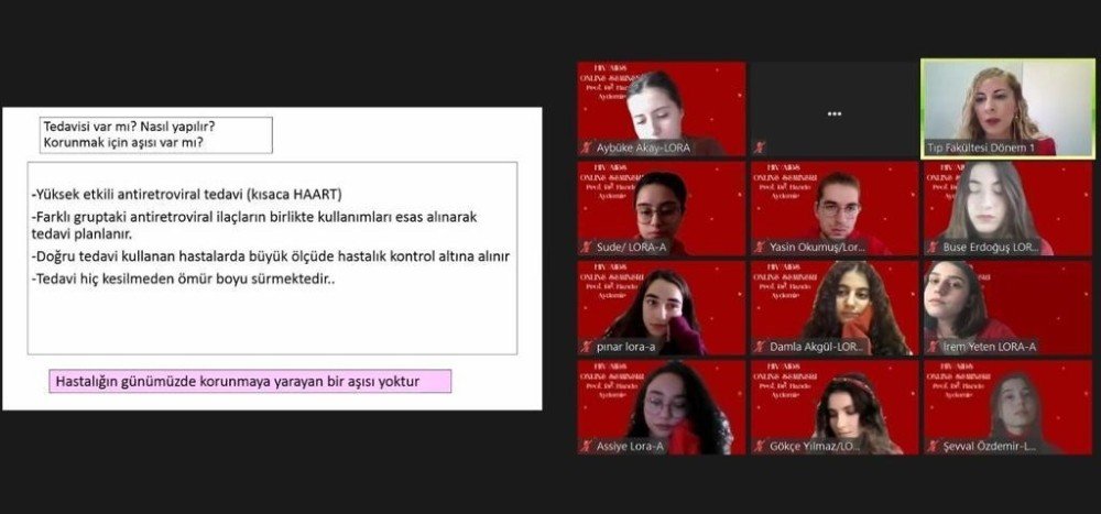 Tıp Öğrencilerinden Aıds Farkındalık Etkinliği