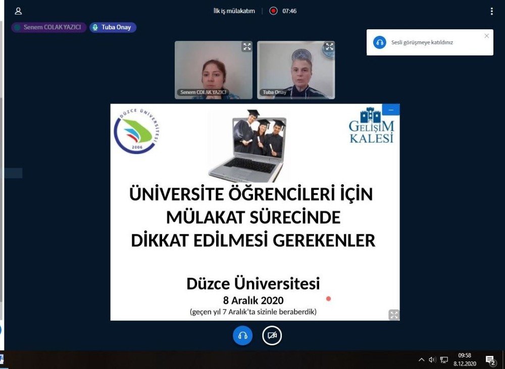 İş Mülakatında Dikkat Edilmesi Gerekenler Konuşuldu