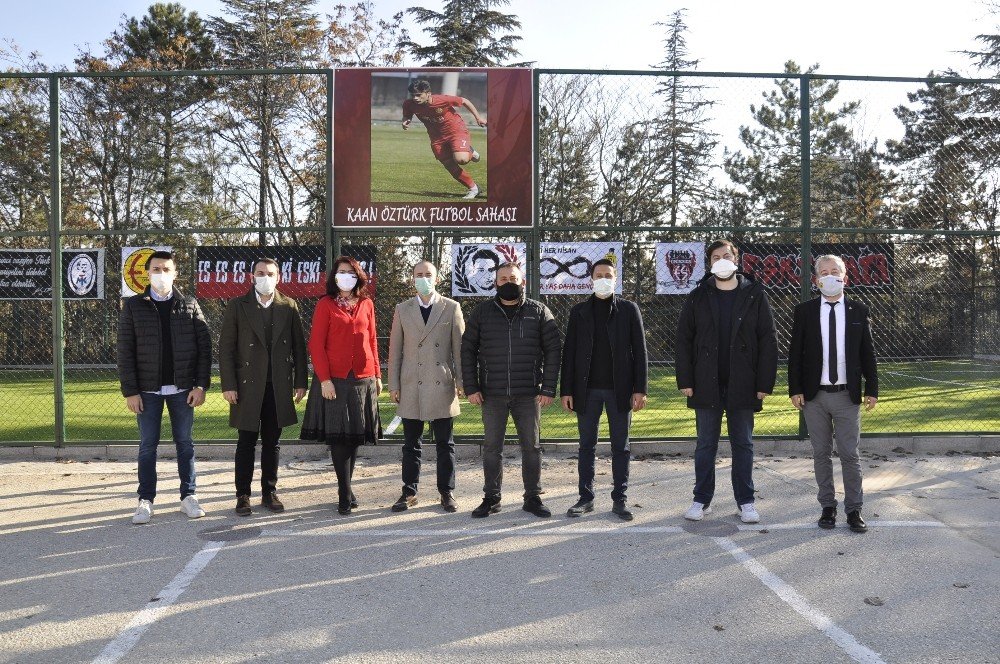 Kaan Öztürk Sahası’na Eskişehirspor Yönetiminden Ziyaret
