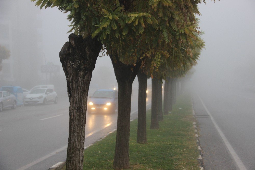 Manisa Güne Sisle Uyandı