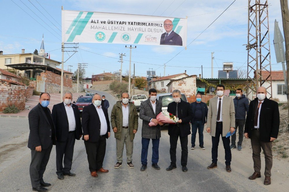 Azimli’de Altyapı Çalışması Hızla Devam Ediyor