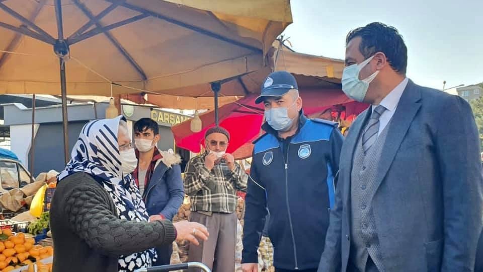 Çarşamba’da Protokolden Korona Virüs Denetimi