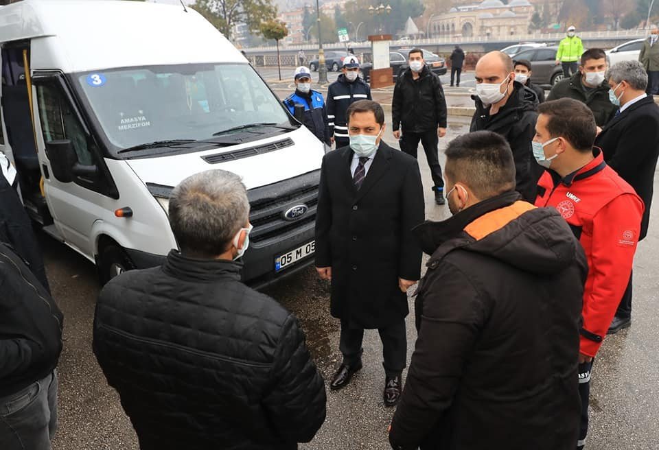 Vali Masatlı’dan Minibüs Ve Otobüs Duraklarına Koronavirüs Denetimi