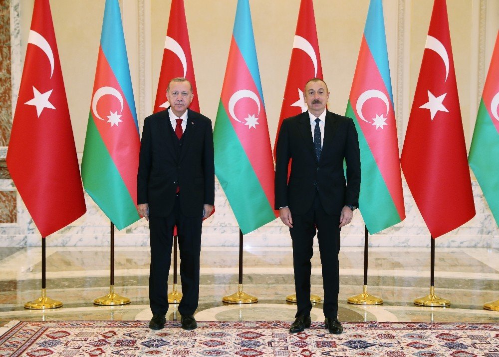Cumhurbaşkanı Erdoğan, Aliyev İle Görüştü