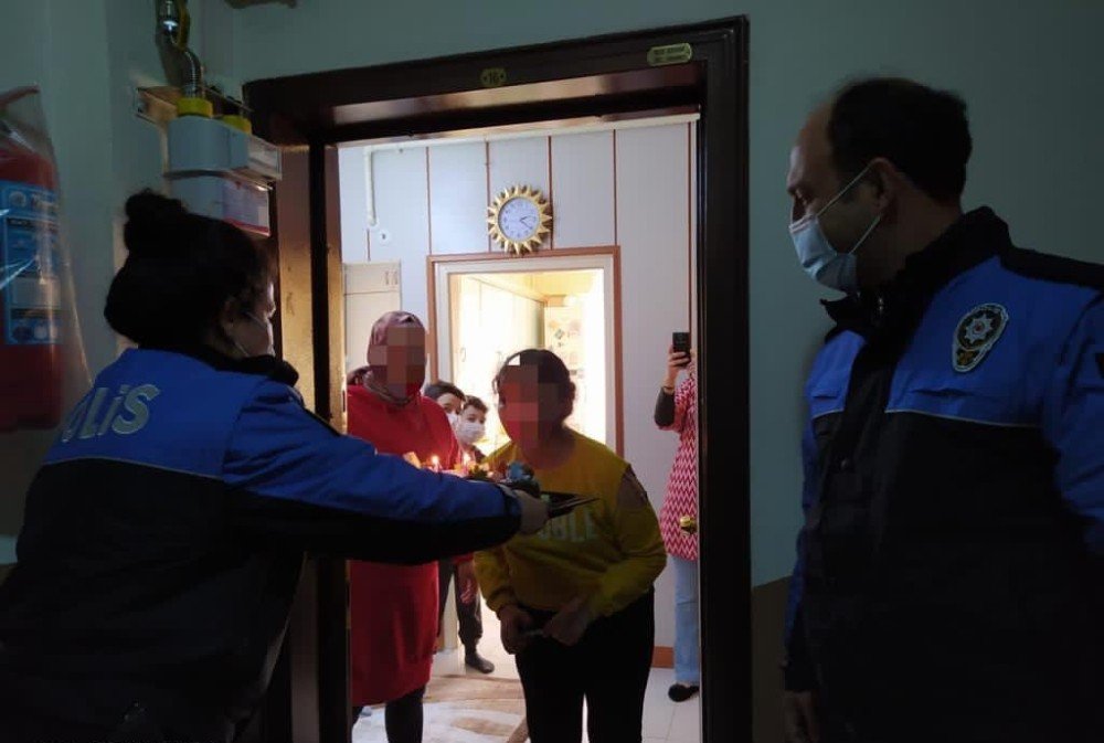 Kayseri Emniyeti Down Sendromlu Neriman İçin Harekete Geçti