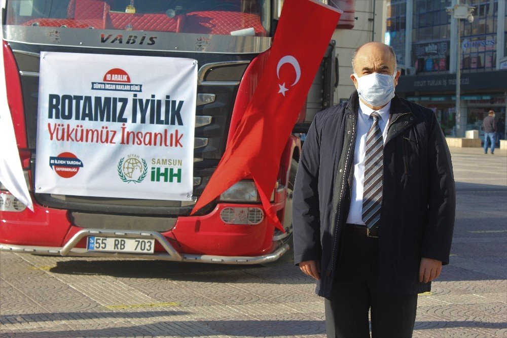 Samsun’dan Suriye’ye Yardım Eli