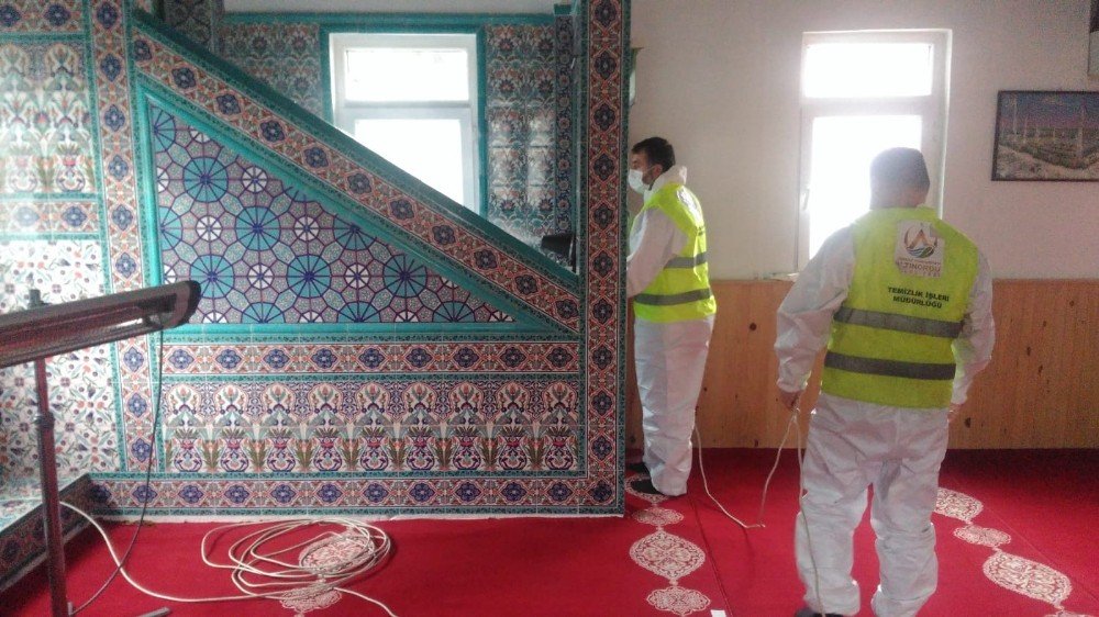 Altınordu’da İbadethanelerde 59 Bin Metrekare Alan Dezenfekte Edildi