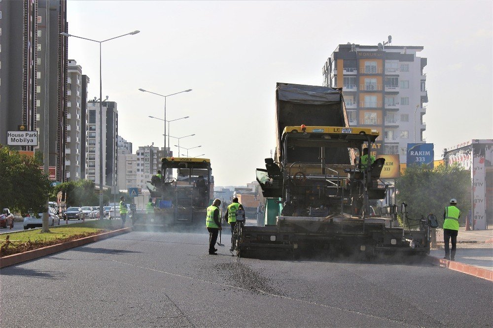 2. Çevre Yolunda Sıcak Asfalt Çalışması Başladı