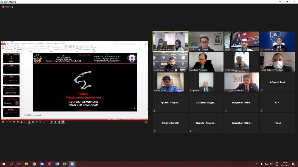 Tika’dan Kazakistan Emniyet Mensuplarına Meslek İçi Eğitim