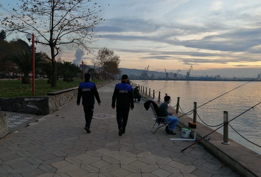 Amatör Balıkçılara Mesafe Denetimi Yapıldı