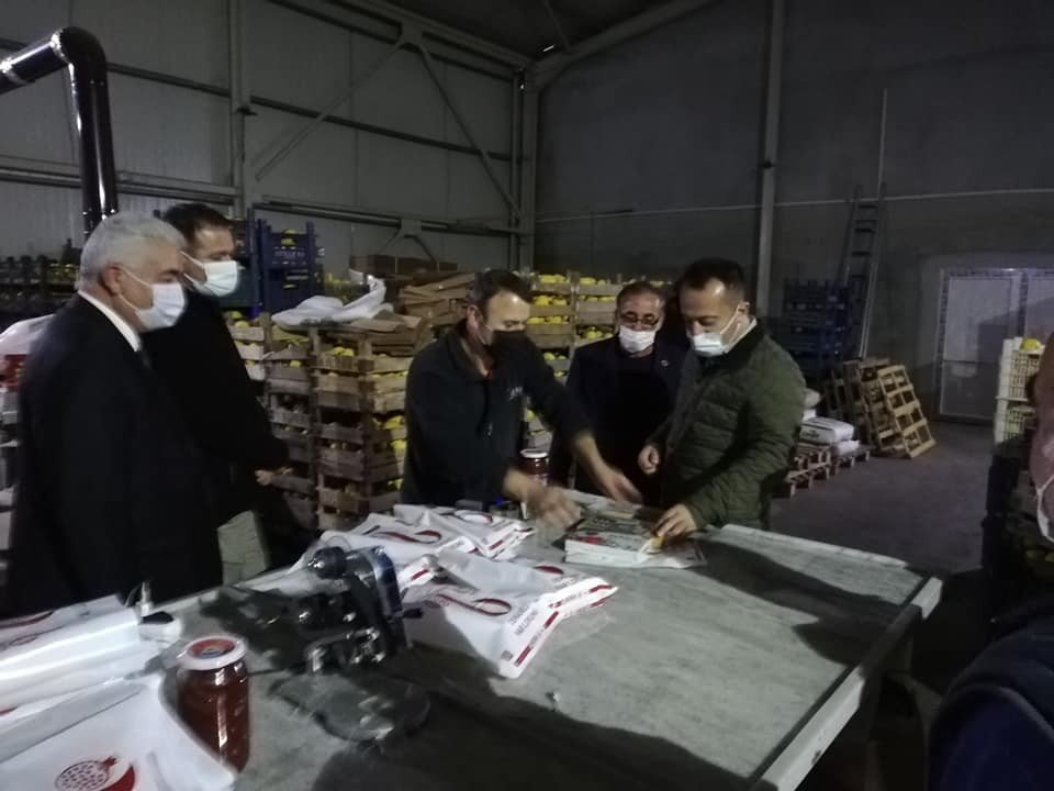 Bu Tesiste Yılda 700 Ton Salça, 250 Ton Ayva, 50 Ton Nar, 100 Ton Sebze İşleniyor