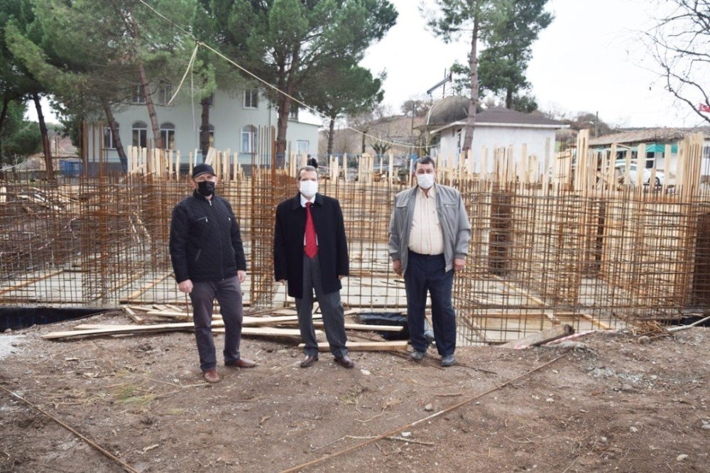 Kaymakam Gürdal, Köy Konağını İnşaatını İnceledi