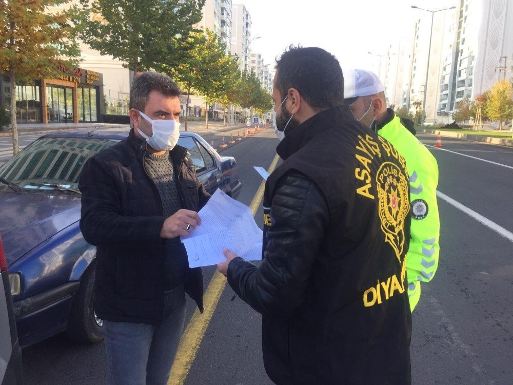 Diyarbakır’da 2 Haftalık Kısıtlamada 1 Milyon 544 Bin Lira Ceza Kesildi