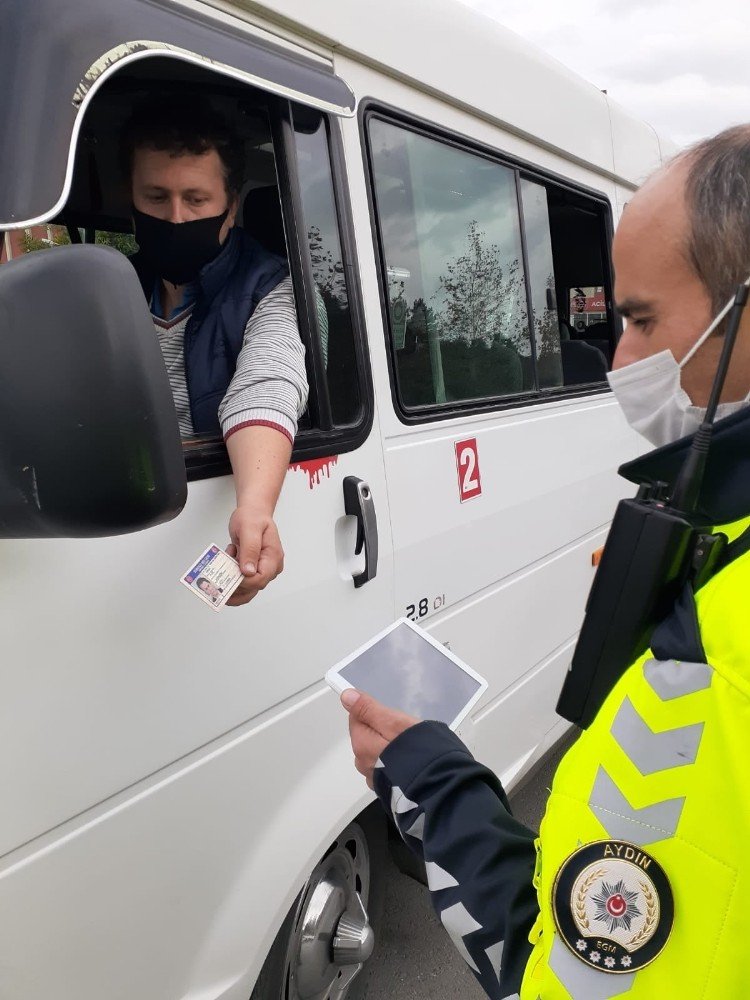 Söke’de Toplu Taşıma Araçları Denetlendi