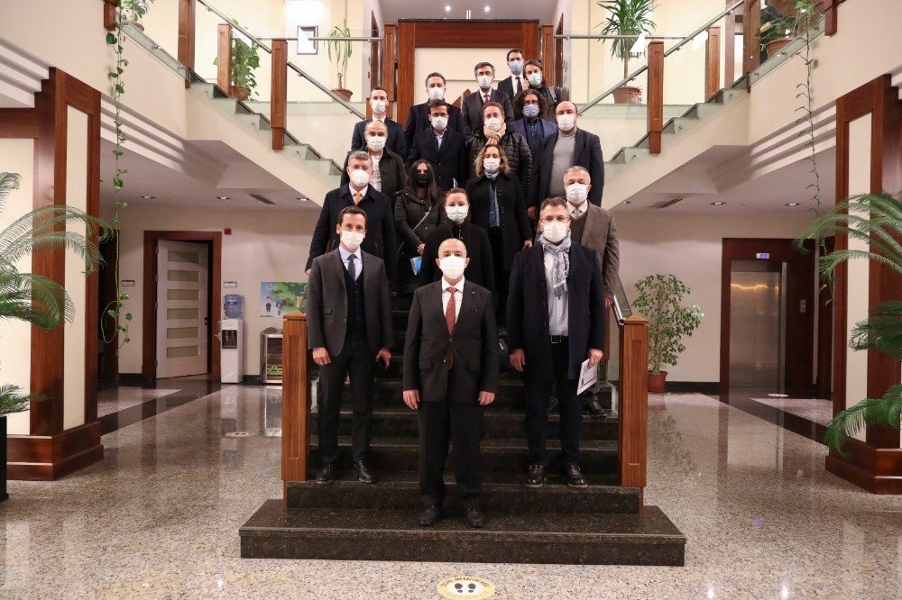 Düzbağ Projesi İçin Gaziantep’e Gelen Yazar Ve Medya Mensupları Hkü’yü Ziyaret Etti