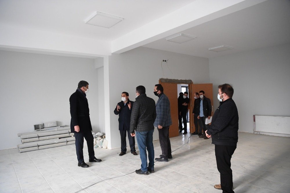 Kartepe’de Ek Hizmet Binası İnşaatı Hızlandı