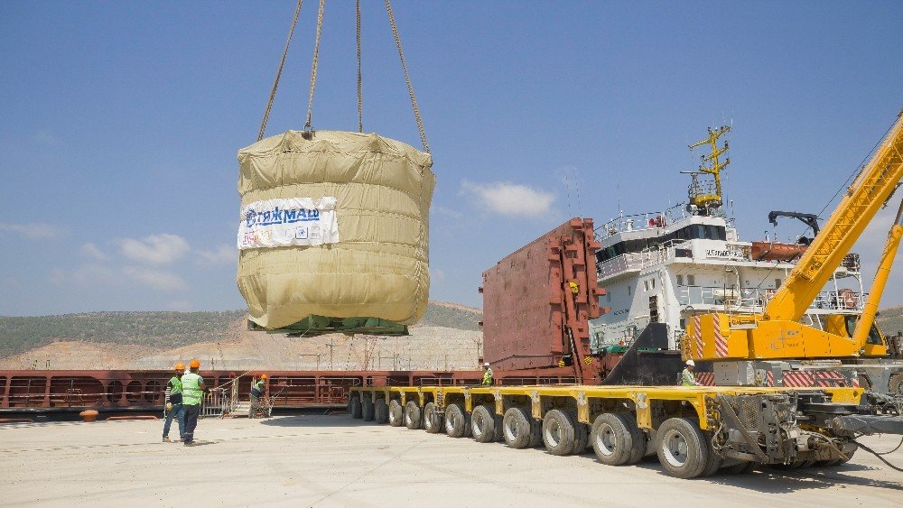 Akkuyu Ngs’nin 2’nci Ünitesinde Yer Alan Kor Tutucunun Montajı Yapıldı