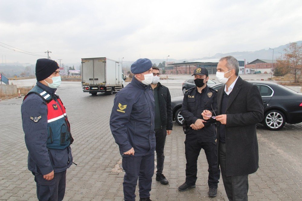 Kaymakam Deniz Pişkin, Uygulama Noktalarını Denetledi