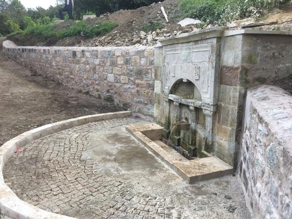 Ordu’da Tarihi Çeşmeler Onarılıyor