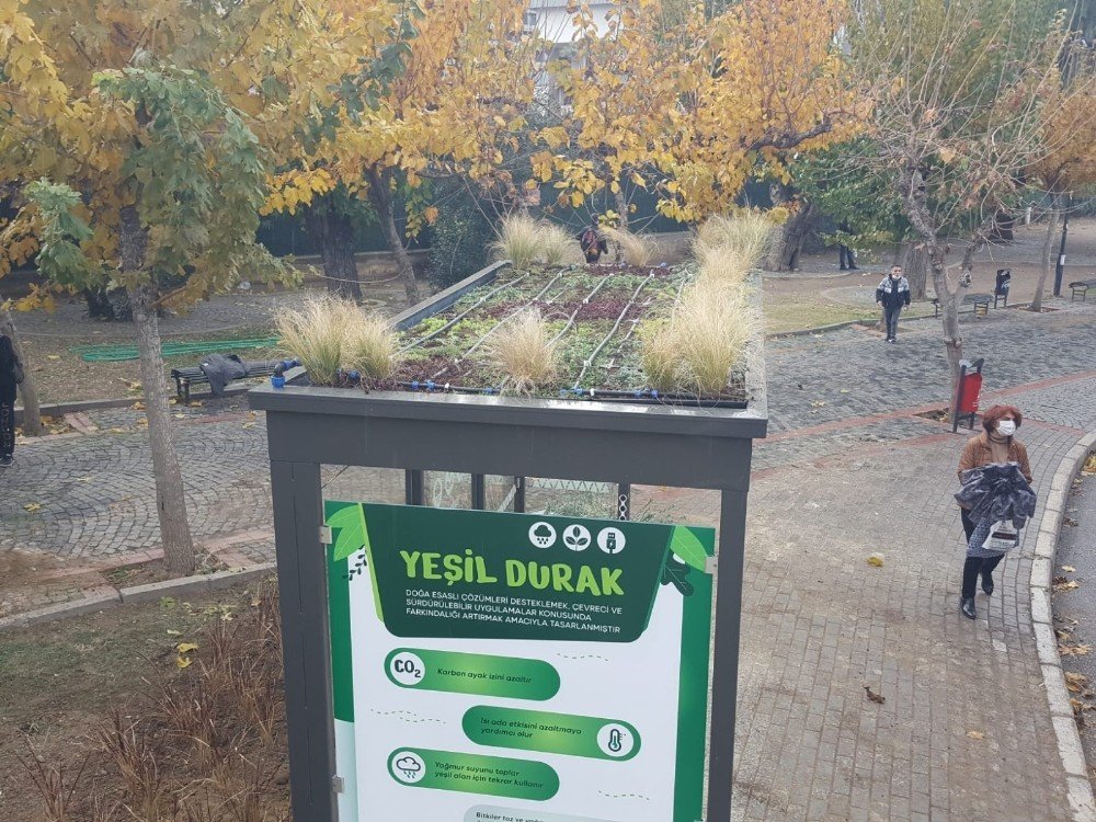 İzmir’deki ’doğa Dostu’ Durak Görenleri Şaşırtıyor