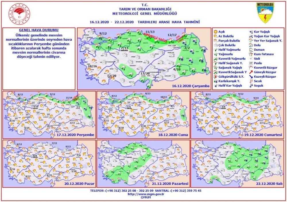 Samsun Valiliği’nden Kuvvetli Yağış Uyarısı