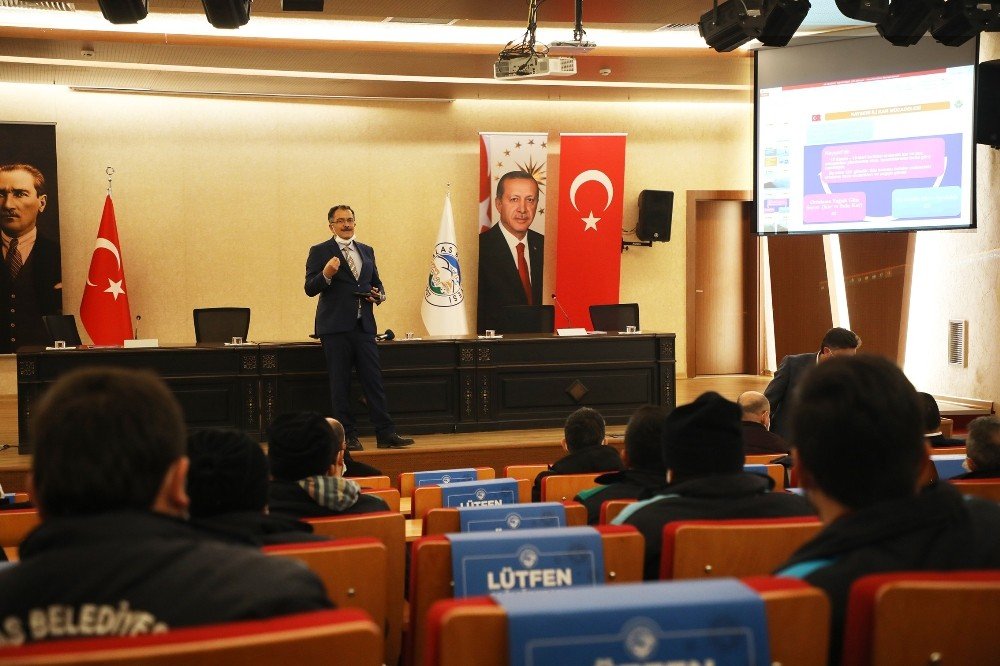 Kar Yağmadan Eğitimini Aldılar