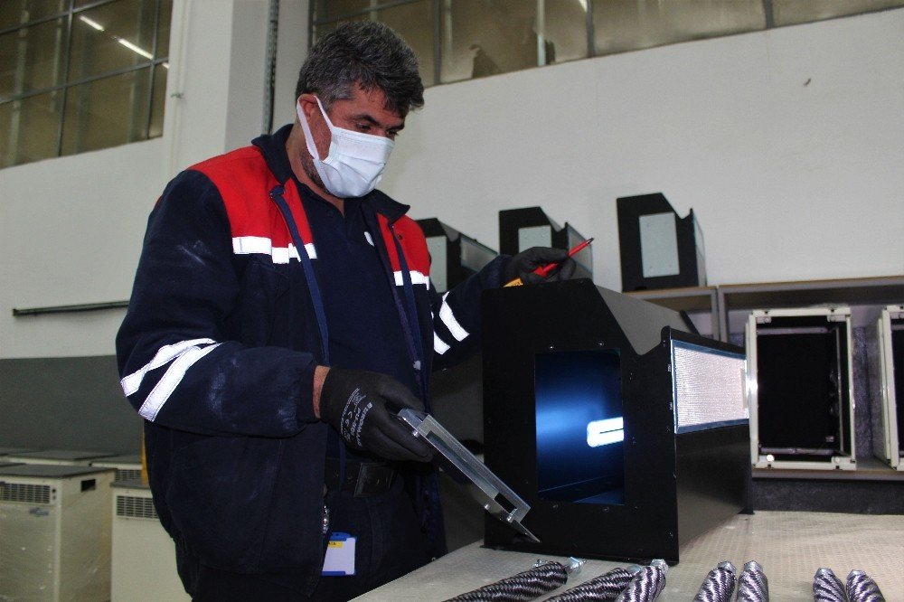 Kocaeli’de Geliştirilen Cihaz Uv Işınlarıyla Havadaki Virüsü Yok Ediyor