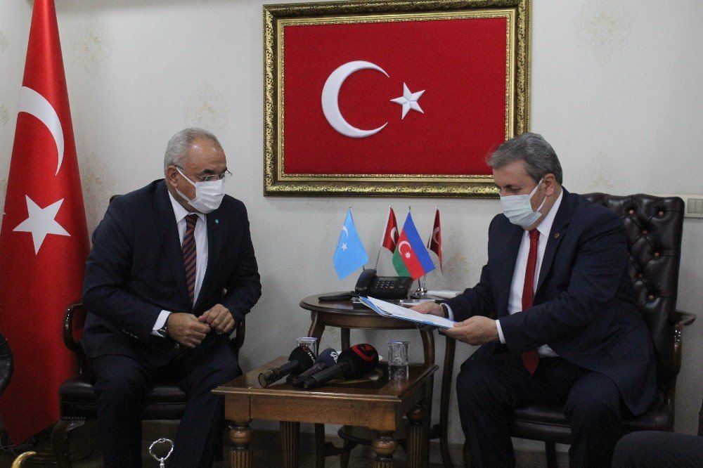 Bbp Genel Başkanı Destici, Aksakal’ı Ağırladı