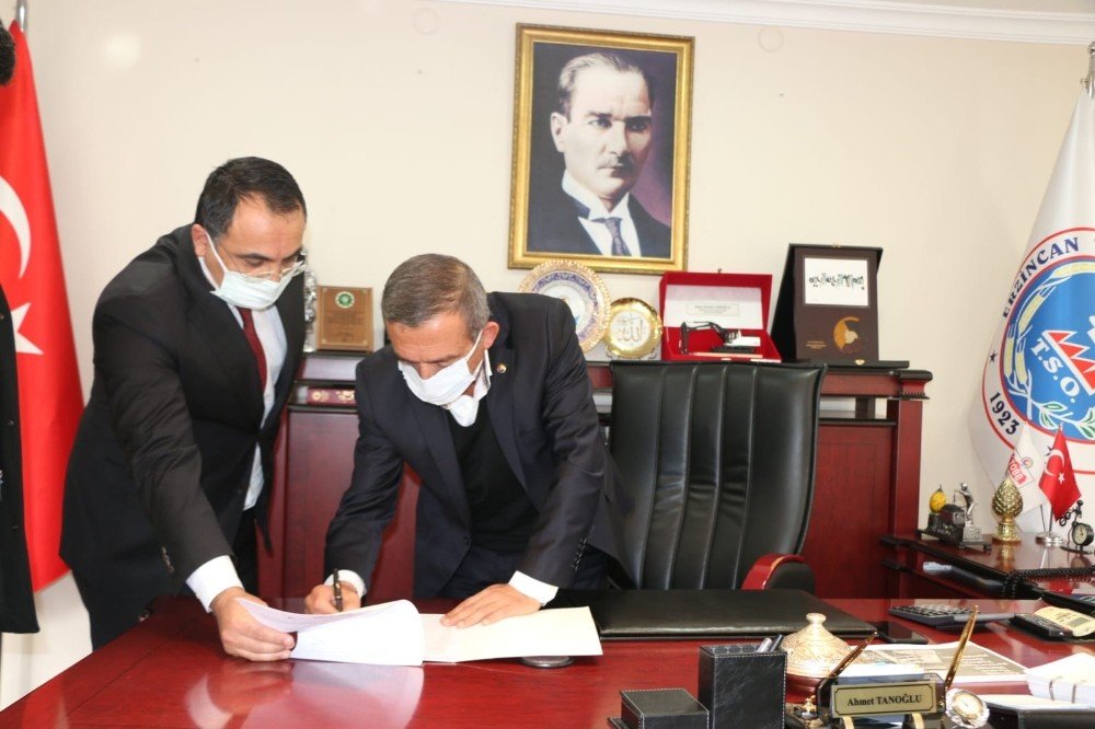 Erzincan Tso İle Ziraat Bankası Arasında İş Birliği Protokolü İmzalandı
