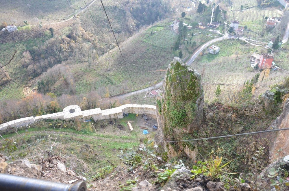 Ünye Kalesi’nde Kazı Çalışmaları