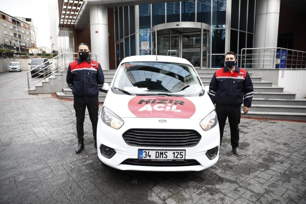 Esenler’de Hızır Acil Servis İş Başında