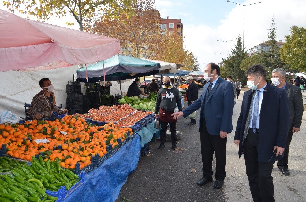 Kaymakam Demirkale’den Korona Denetimi