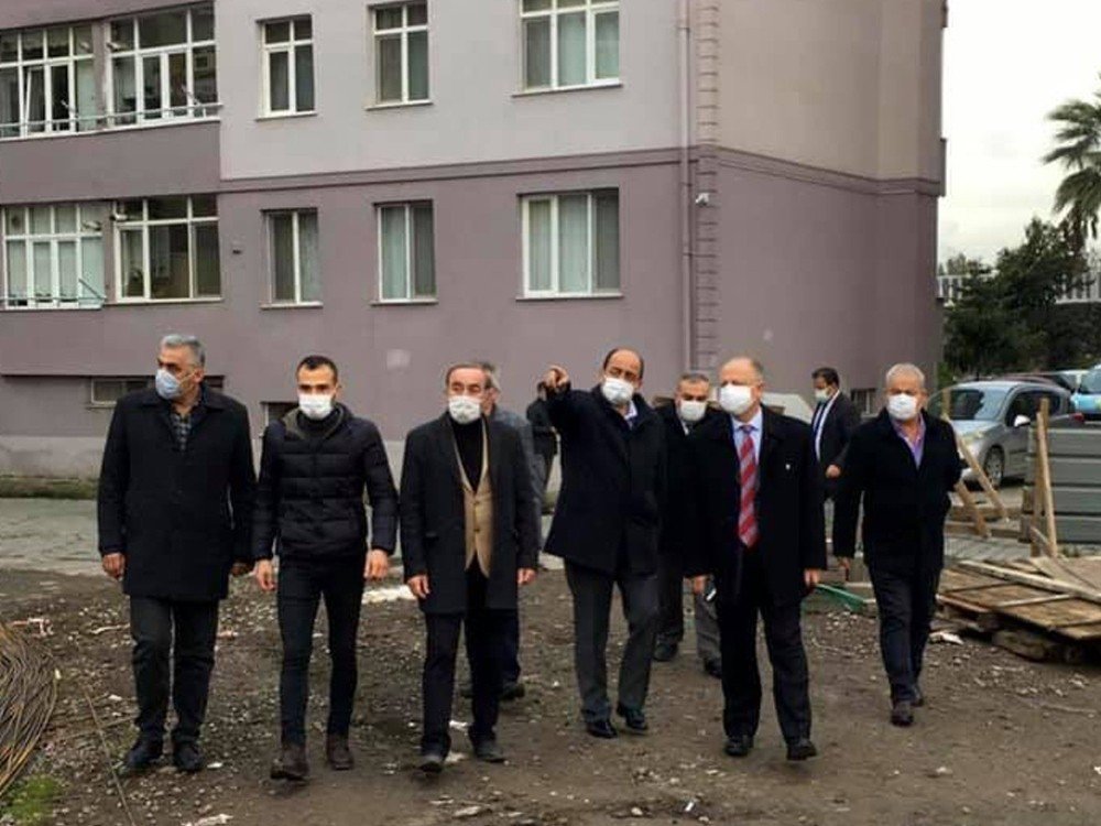Hacı Emin Ayhan Ortaokulu İnşaatı Devam Ediyor