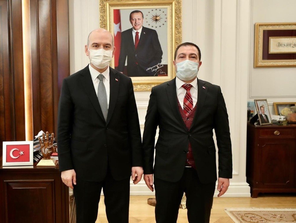 Başkan Kahraman’dan Bakan Soylu Ve Orgeneral Çetin’e Ziyaret